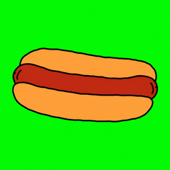 A plain hot dog in a bun